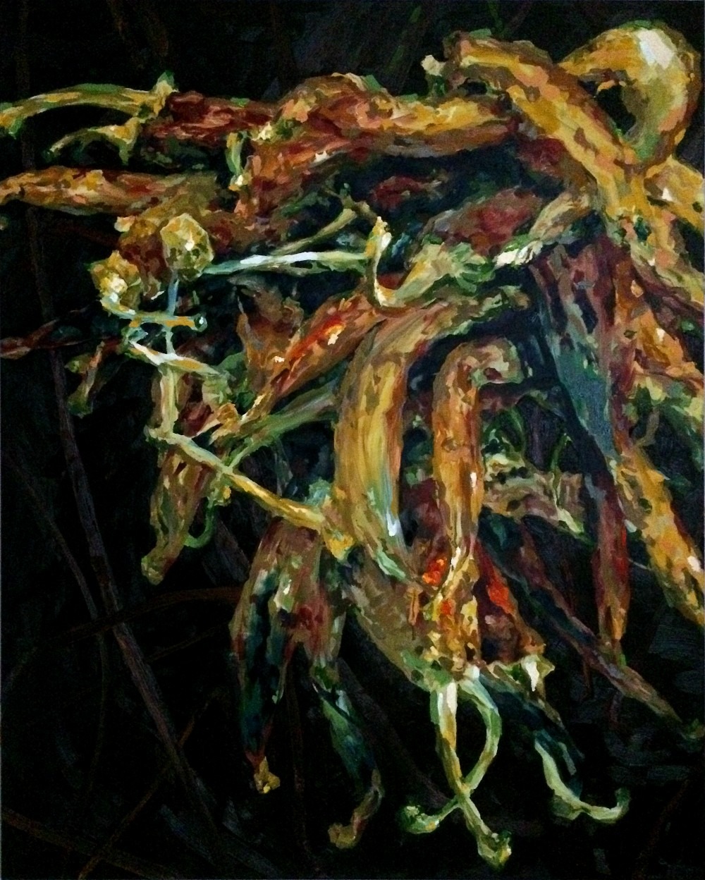 Paprikas_150x120cm_린넨천에 유채_2015