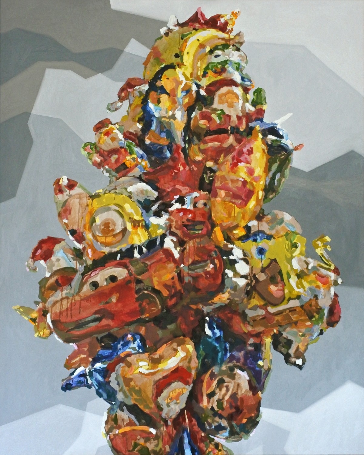 Luftballons II_150x120cm_린넨천에 유채_2015