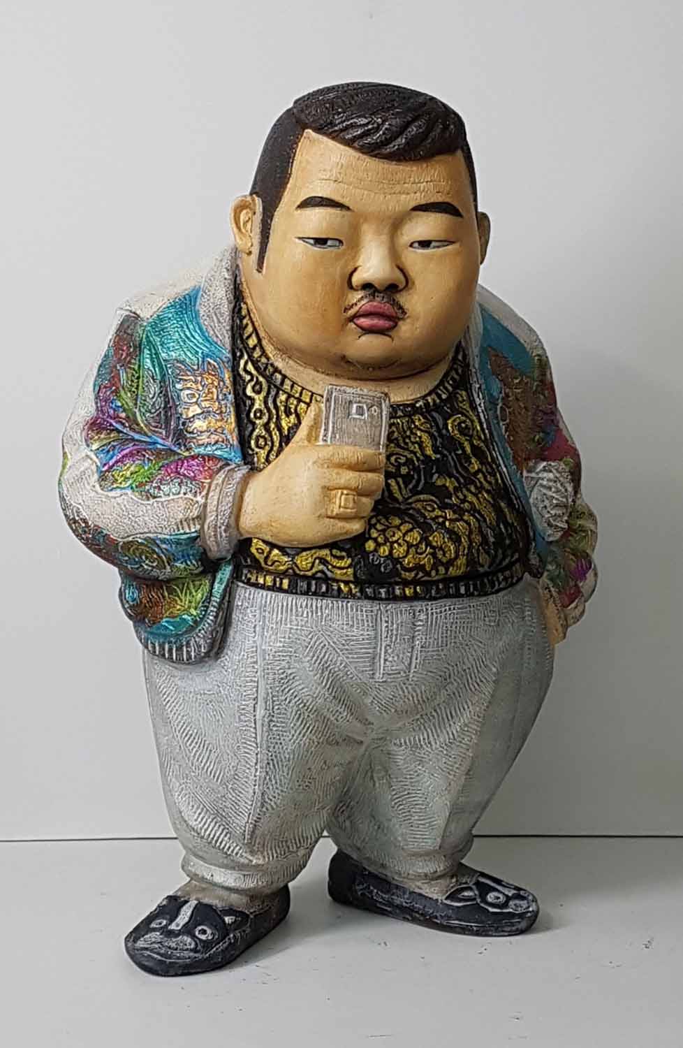 Kim Wongeun, Smart Man, 30x22x50(h)cm, painted on Resin&Epoxy, 2018 Ap.iofvi