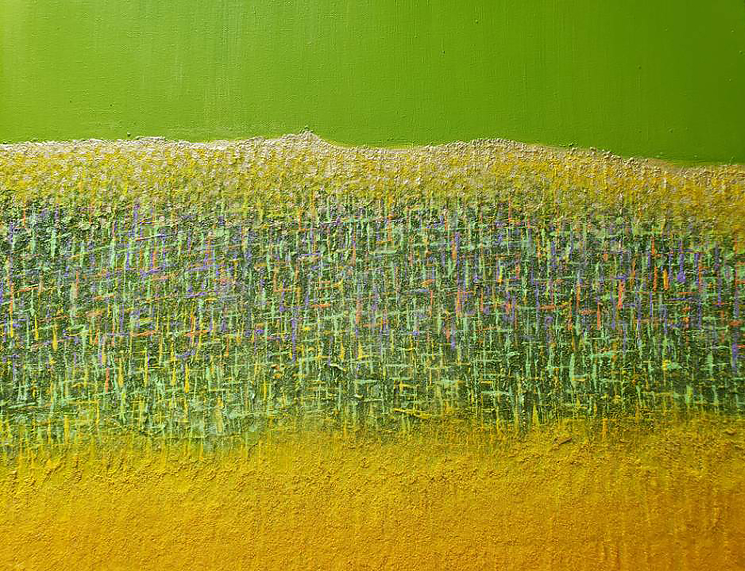 Hyunae Kang, Forest 6-10, 61x51cm, Mixed media, 2018