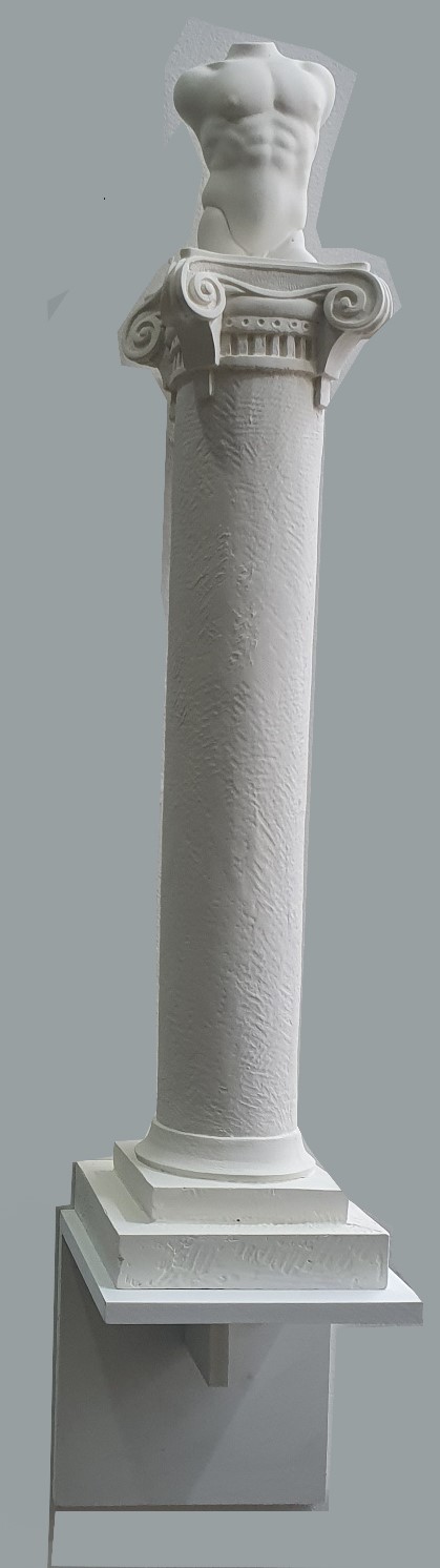 Yoon Dujin, Guardian Angel, 15x63cm, Resin, 2023