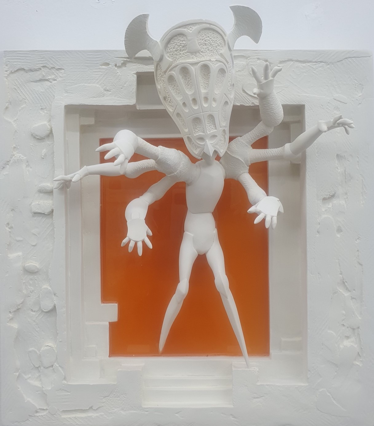 Yoon Dujin, Guardian Angel, 35x35cm, Resin, Crystal Resin, 2023-1