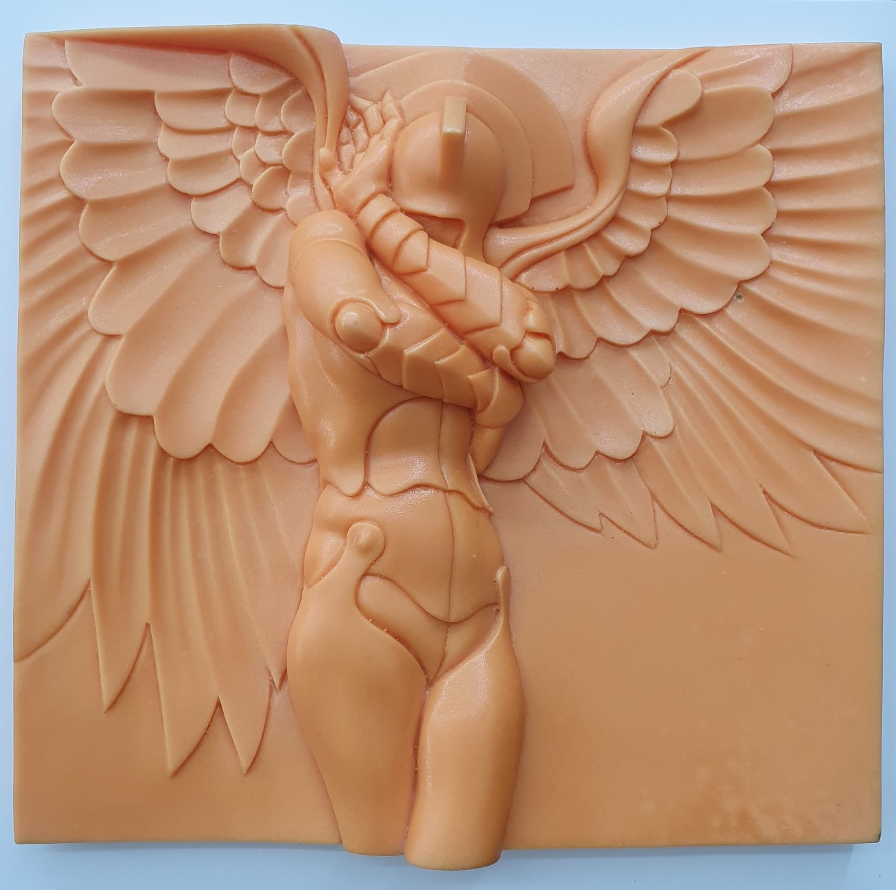Yoon Dujin, Guardian Angel, 26x25cm, Onix Powder, 2023-1