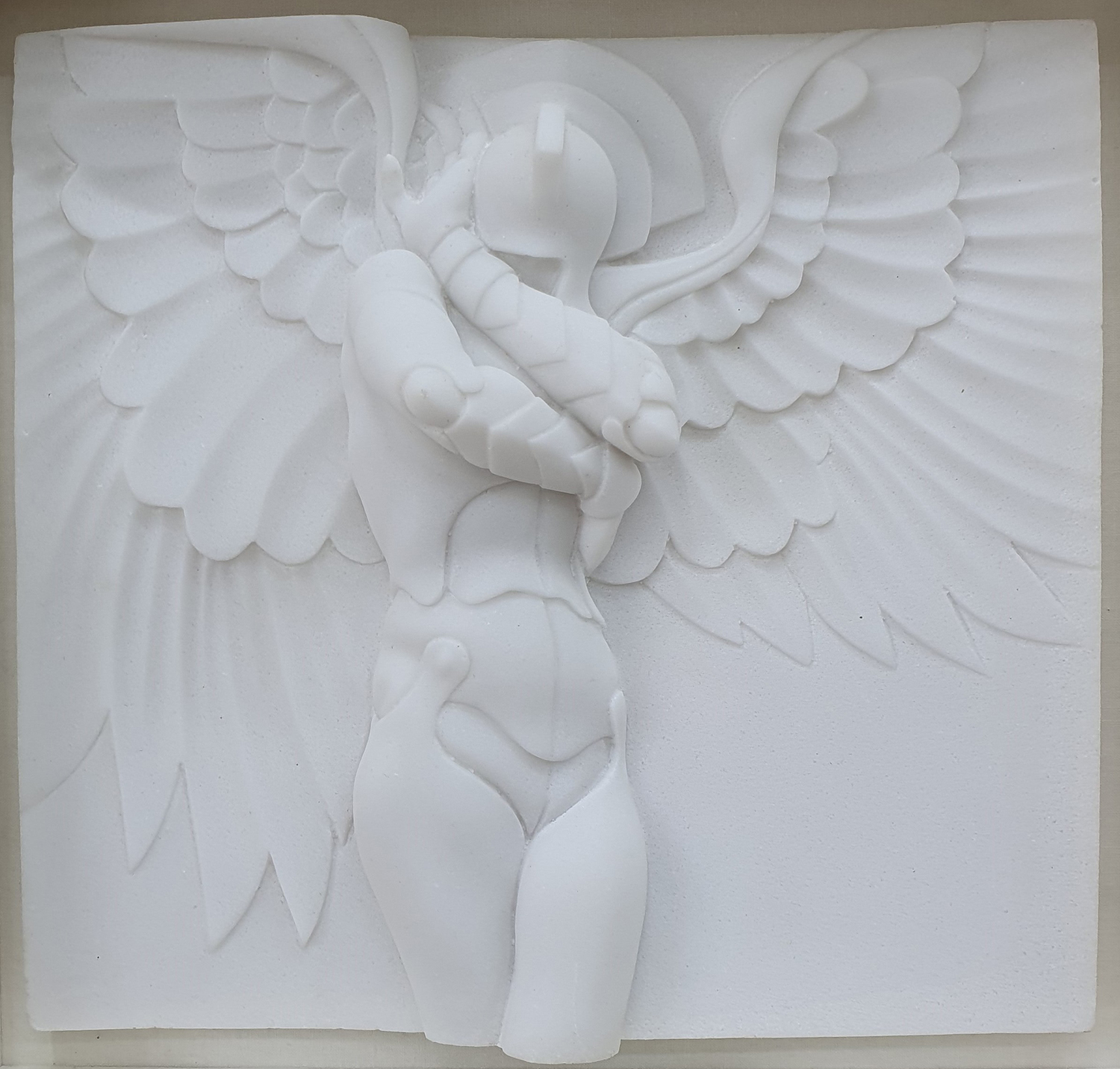 Yoon Dujin, Guardian Angel, 26x25cm, Onix Powder, 1of 5, 2023-3