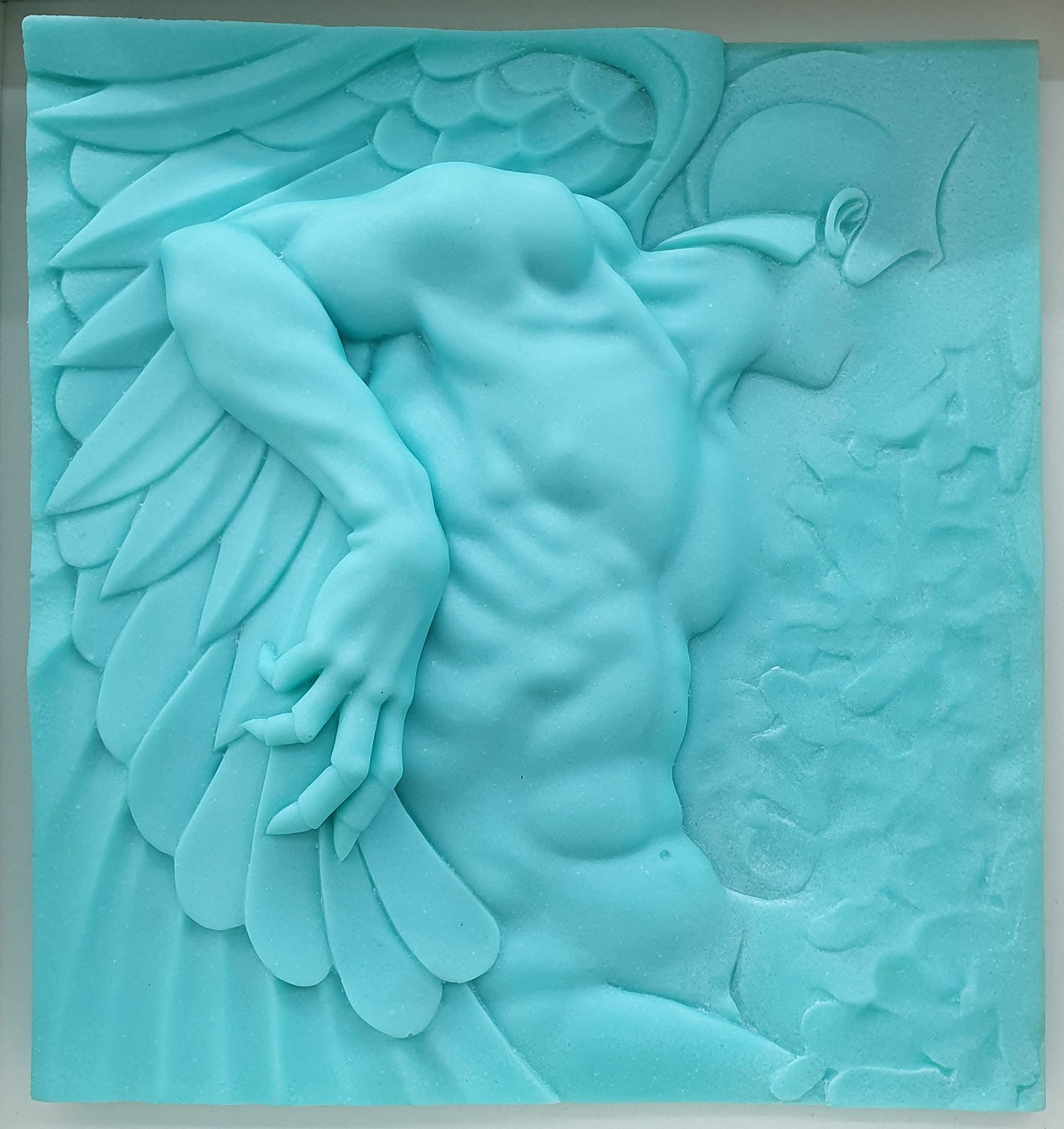 Yoon Dujin, Guardian Angel, 26x25cm, Onix Powder, 1of 5, 2023-2