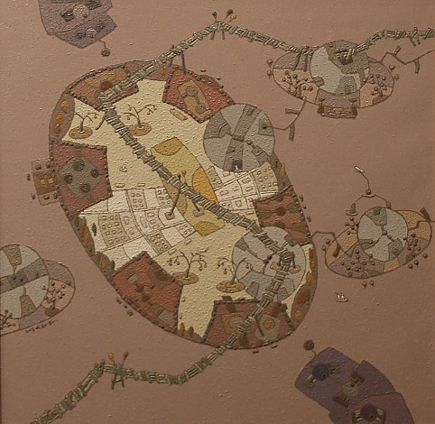 유희, 80x80cm, oil on canvas, 2013