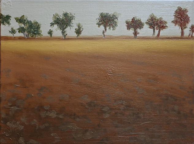o. T._30x40cm_면천에 유채_2012