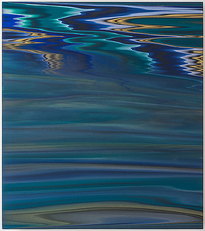 Andy Moses, Morphology 010, Acrylic on Lucite Mounted on Wood Panel, 45.7x40.6cm, 2013
