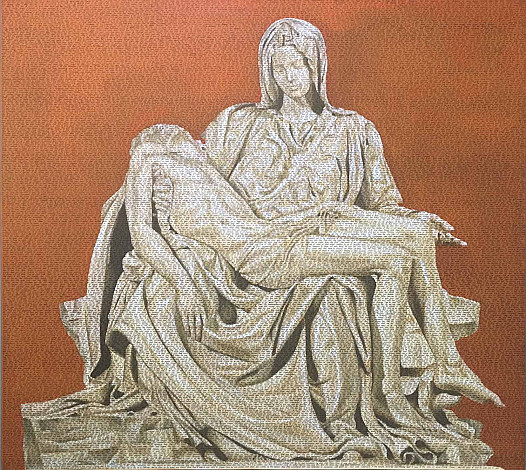Kim Jun Hyung, unseen, ink pen, oil on canvas, 100x90cm, 2018