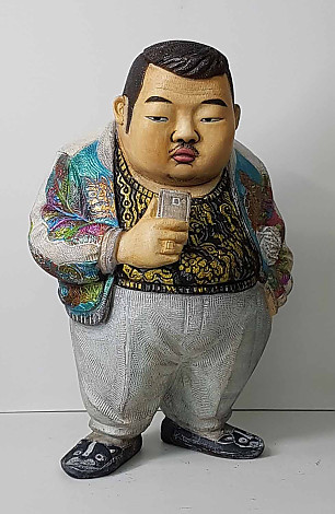 Kim Wongeun, Smart Man, 30x22x50(h)cm, painted on Resin&Epoxy, 2018 Ap.iofvi