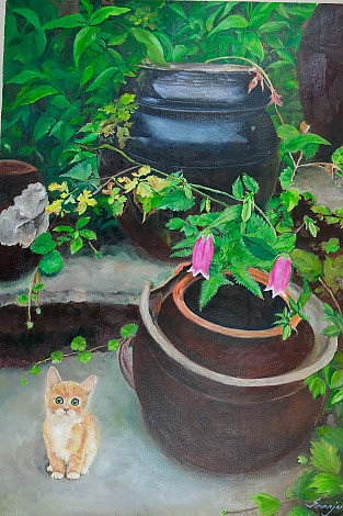 Choi Soonju, where am I, 53x72.7cm, oil on canvas, 2019