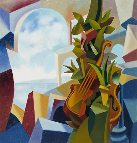 Yoon Subo, image forest270, oil on canvas, 100x110cm, 2017