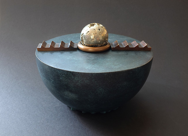 Hyunae Kang, cosmos, 24x18x24cm, bronze& pyrite, 2017, 8000usd