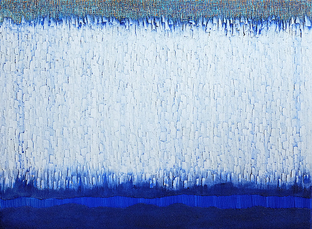 Hyunae Kang, snow 2-2, 76x101cm, Mixed media, 2018, 8000usd