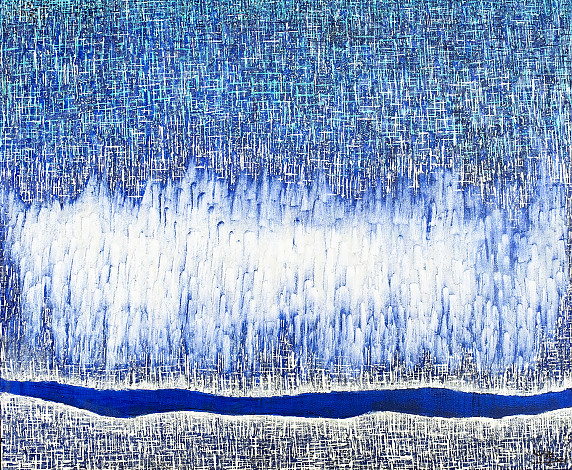 Hyunae Kang, snow 7-2, 61x51cm, Mixed media, 2018, 3500usd