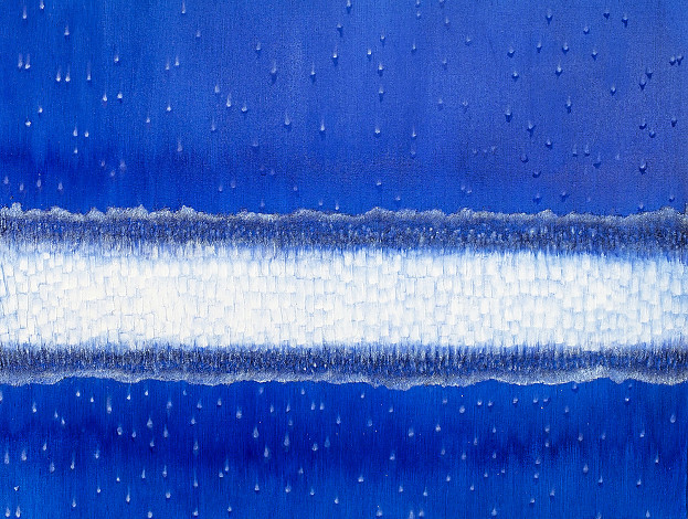 Hyunae Kang, snow 8-1, 76x101cm, 2018, 8000usd
