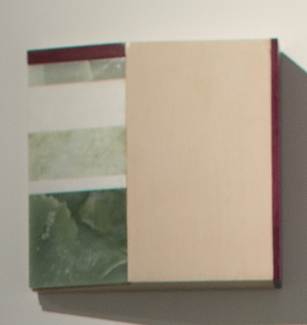 박효정ParkHyoJeong, Green Composition, 24x23.5x5.5cm, Jade, Marble, wood, 2016