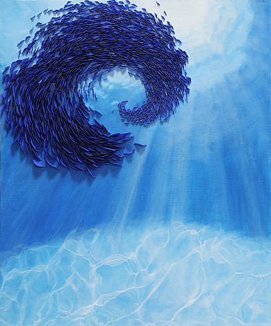 FLOW, 72.7x60.6cm, Mixed Media, 2023