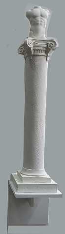 Yoon Dujin, Guardian Angel, 15x63cm, Resin, 2023