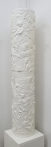 Yoon Dujin, Guardian Angel, 35(지름)x200(h)cm, Resin, 2023