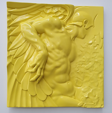 Yoon Dujin, Guardian Angel, 26x25cm, Resin, 2023-1