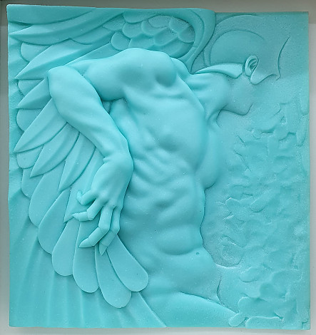 Yoon Dujin, Guardian Angel, 26x25cm, Onix Powder, 1of 5, 2023-2