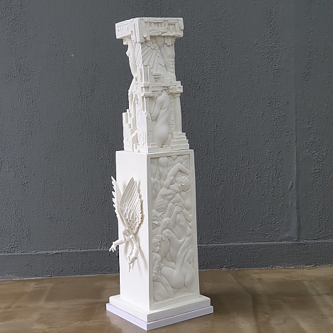 Yoon Dujin, Guardian Angel, 24x24x90(h)cm, 2023