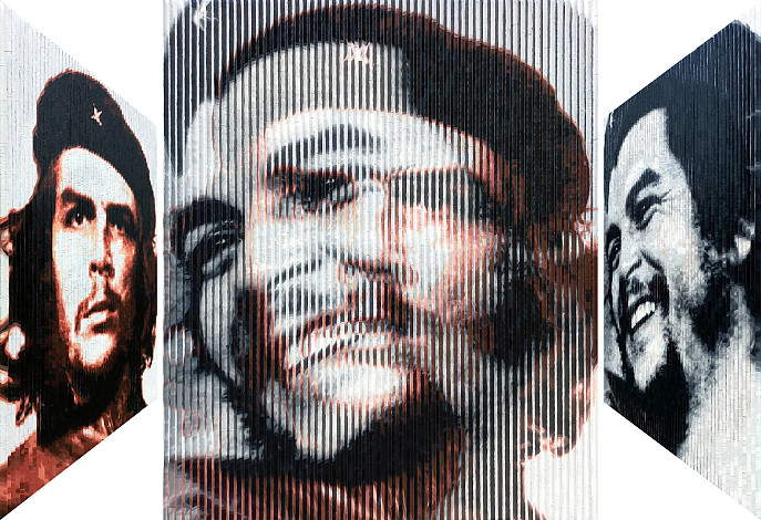 Eternal Idol-Che Guevara, 37.9x45.5cm, oil on canvas, 2022